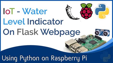 Water Level Detection With Flask Webpage .